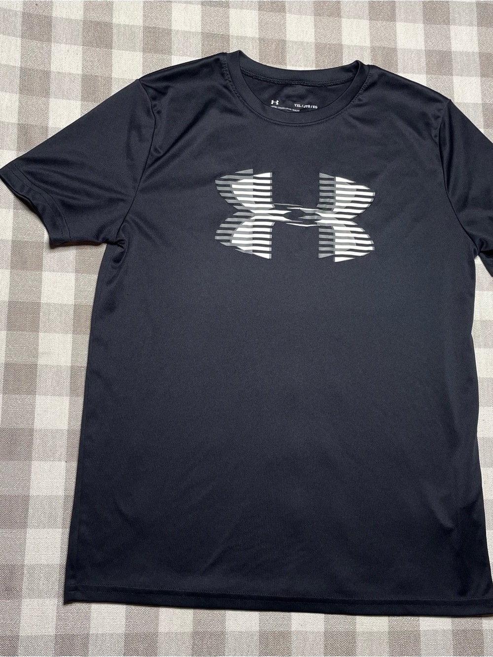 Under Armour Boy’s Black Logo Performance T-Shirt